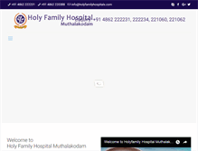 Tablet Screenshot of holyfamilyhospitals.com